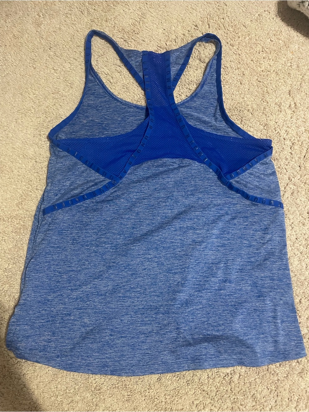 Under Armour Royal Blue Heather Racerback Tank